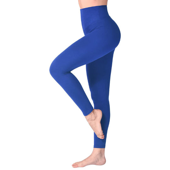 High Waisted Leggings - Royal Blue