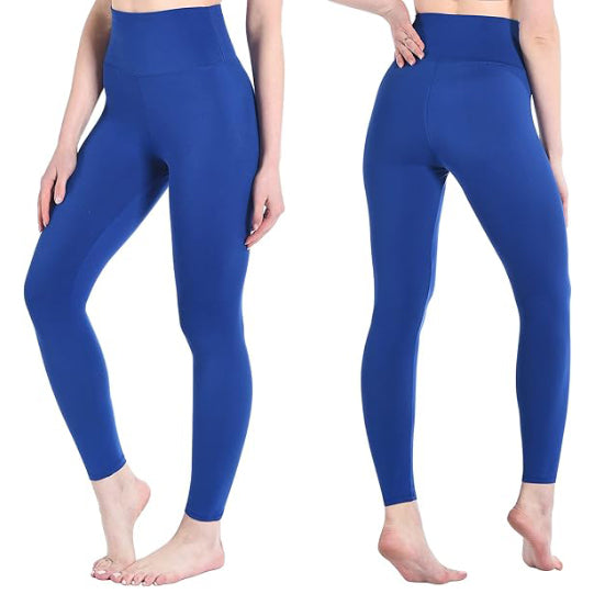 High Waisted Leggings - Royal Blue