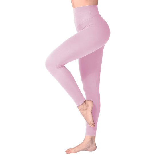 High Waisted Leggings - Pink